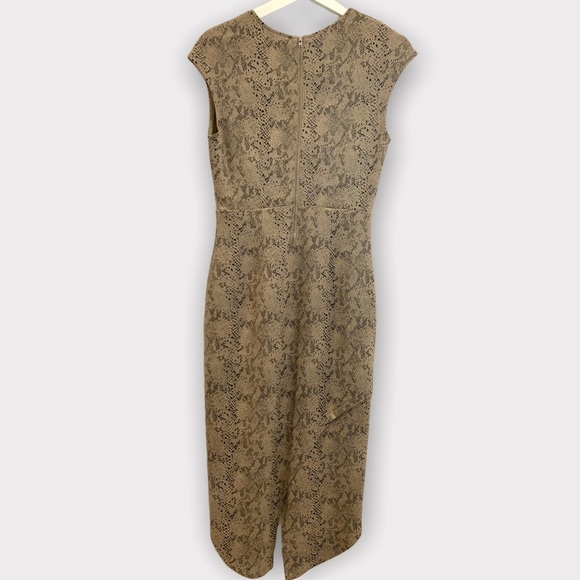 LEVEL 99 | Snake Print Micro Suede Dress Size S - Picture 8 of 14
